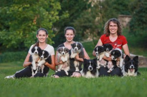 Family picture with all of us girls, the boys and mommy and daddy